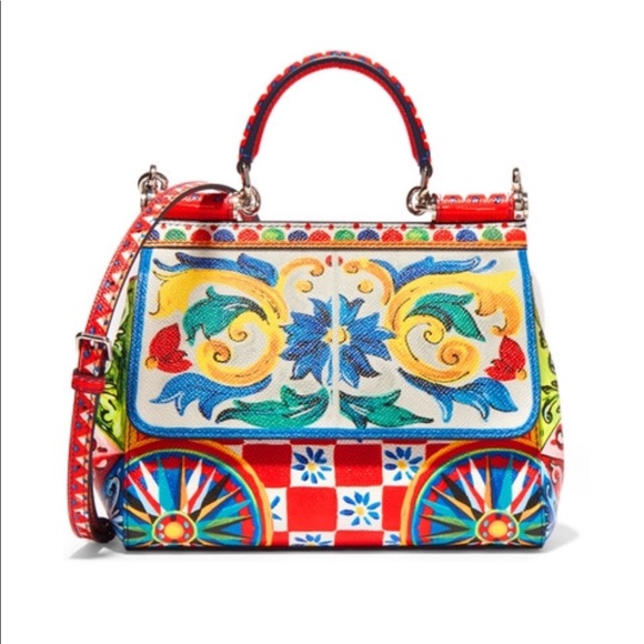 Dolce & Gabbana Sicily Small Printed Texturedleath - Picture 2 of 16